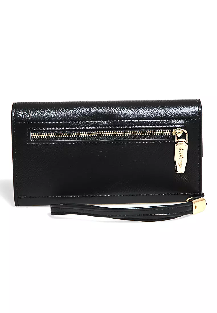 Clutch Wallet Dompet Wanita Model Panjang Handphone Slot Material Leather ORIGINAL