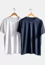 Navy Blue/White