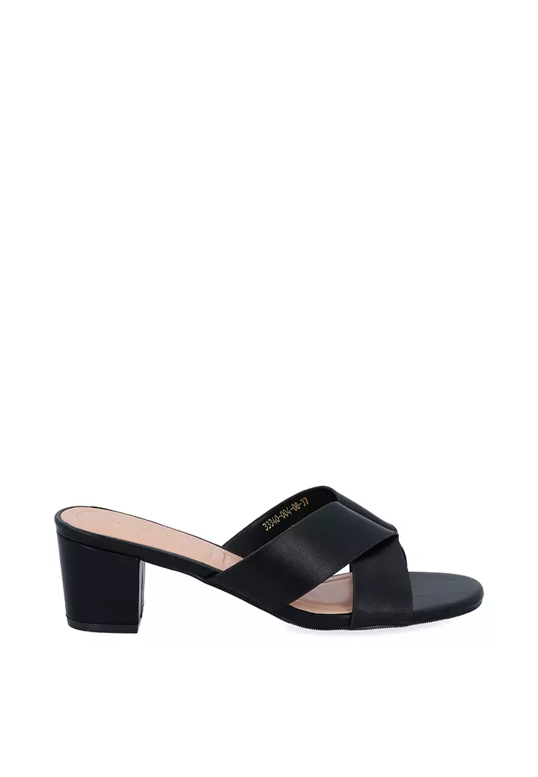 Discount on Carlo Rino  shoes - SKU: Black Quincy Heeled Sandals