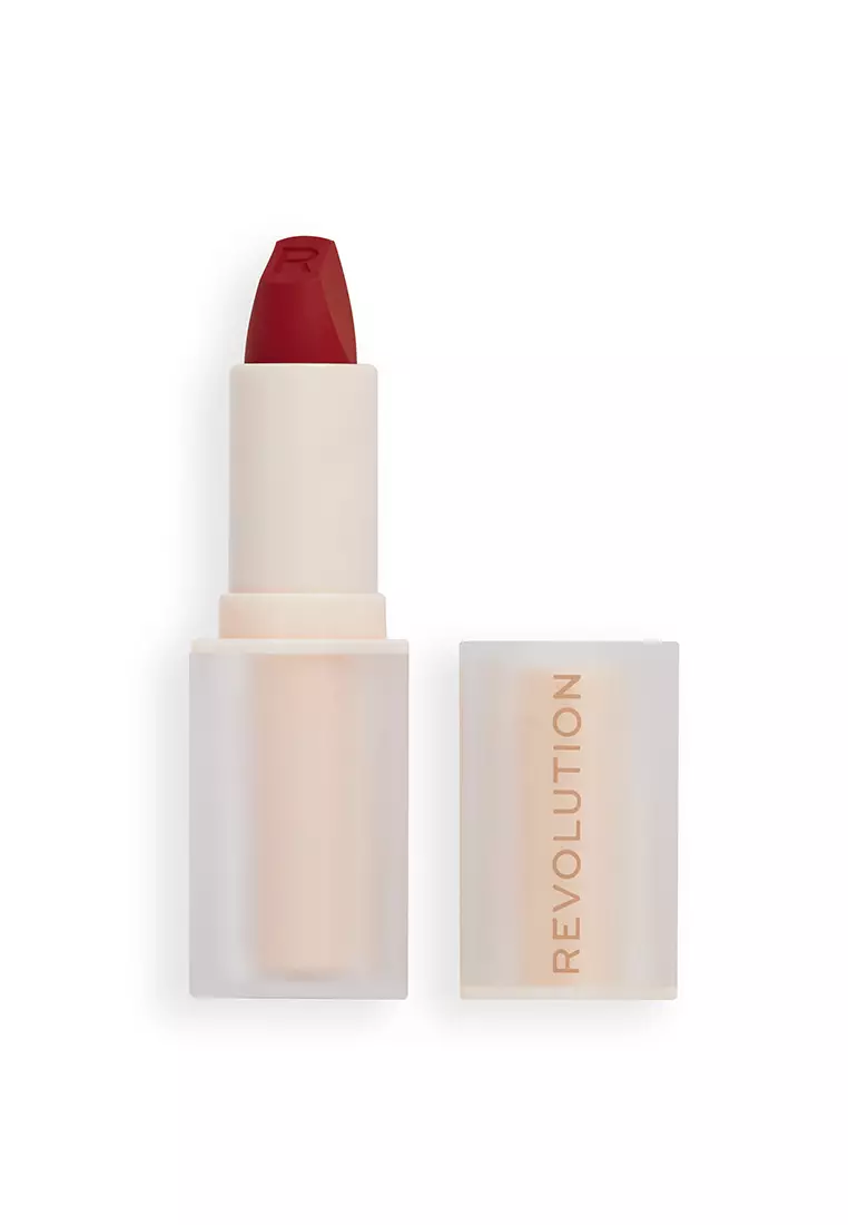 Discount on Revolution  shoes - SKU: Makeup Revolution Lip Allure Soft Satin Lipstick CEO Brick Red