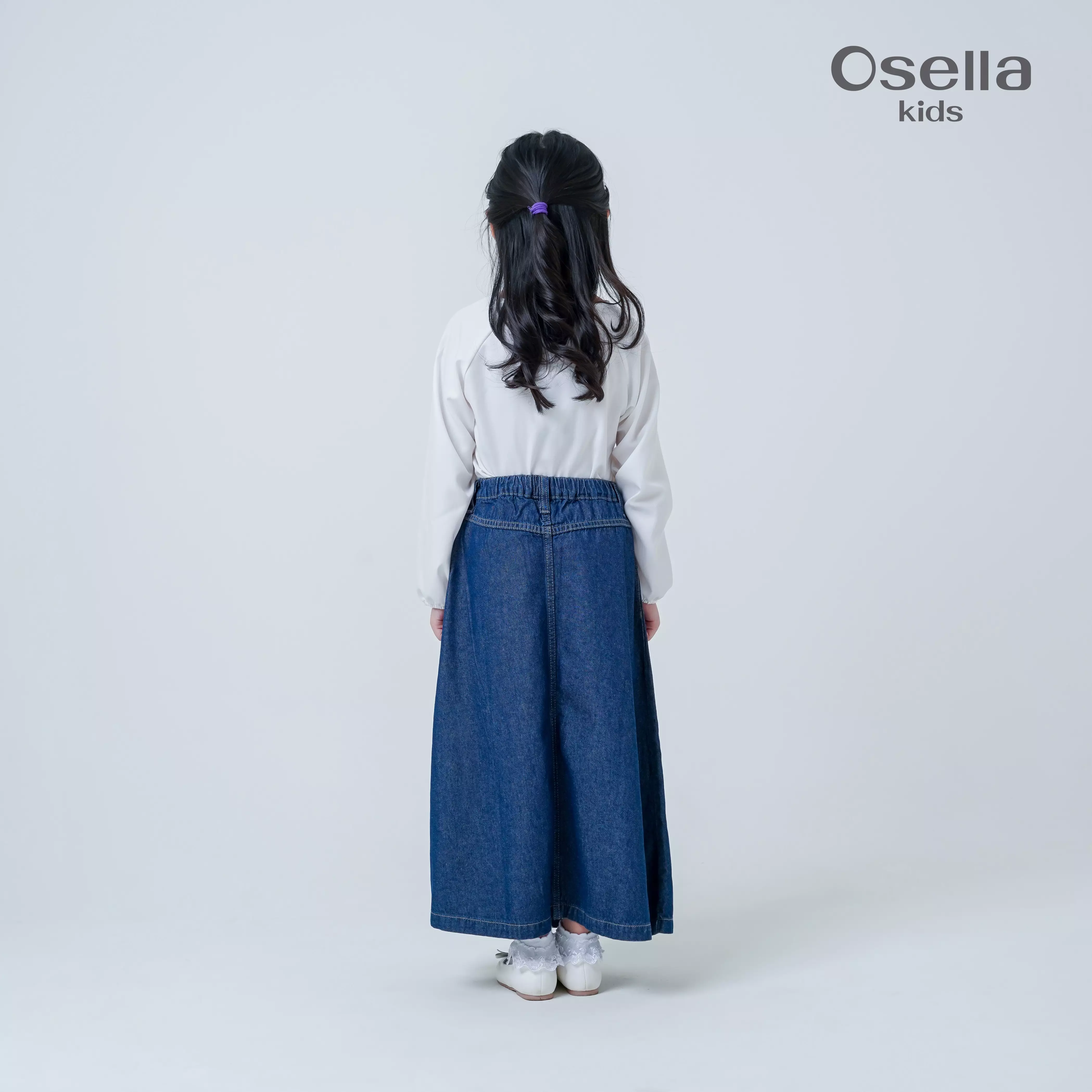 Osella Kids Melissa Denim Skirt 238O6602A3 | Rok Jeans Anak Perempuan