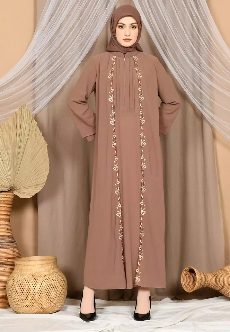 EPC Gamis Audrey - Dark Mocha - Embroidery Collection