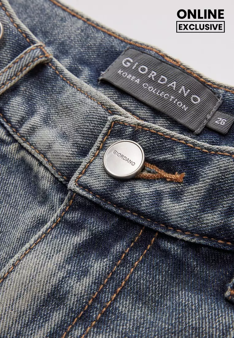 Giordano Women's (Online Exclusive) Korea Denim Shorts 0540652362