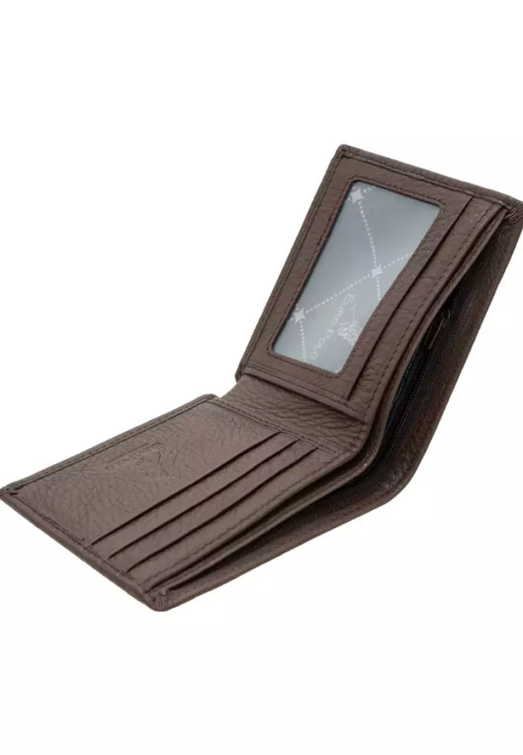 Cow Leather ID Bifold Classic Wallet EWB 40351