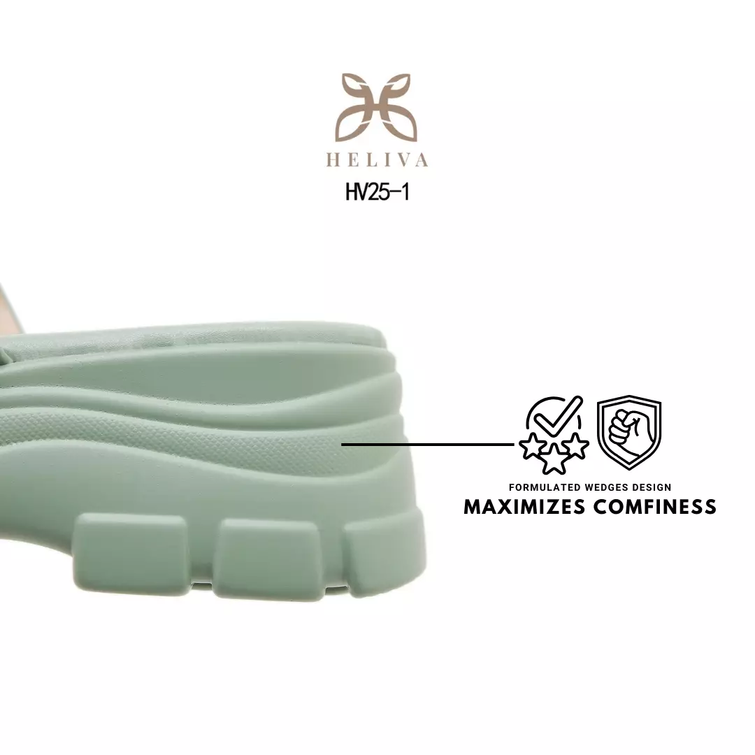 Heliva Zevia Statement Chunky Sandals in Lightweight Jelly Material HV25-1