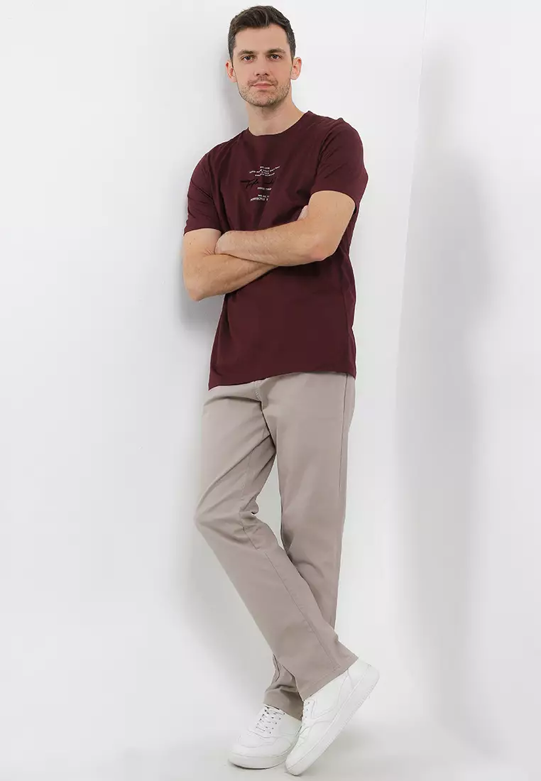 TRIPLE Celana Panjang Chinos Regular Slim (261 858)
