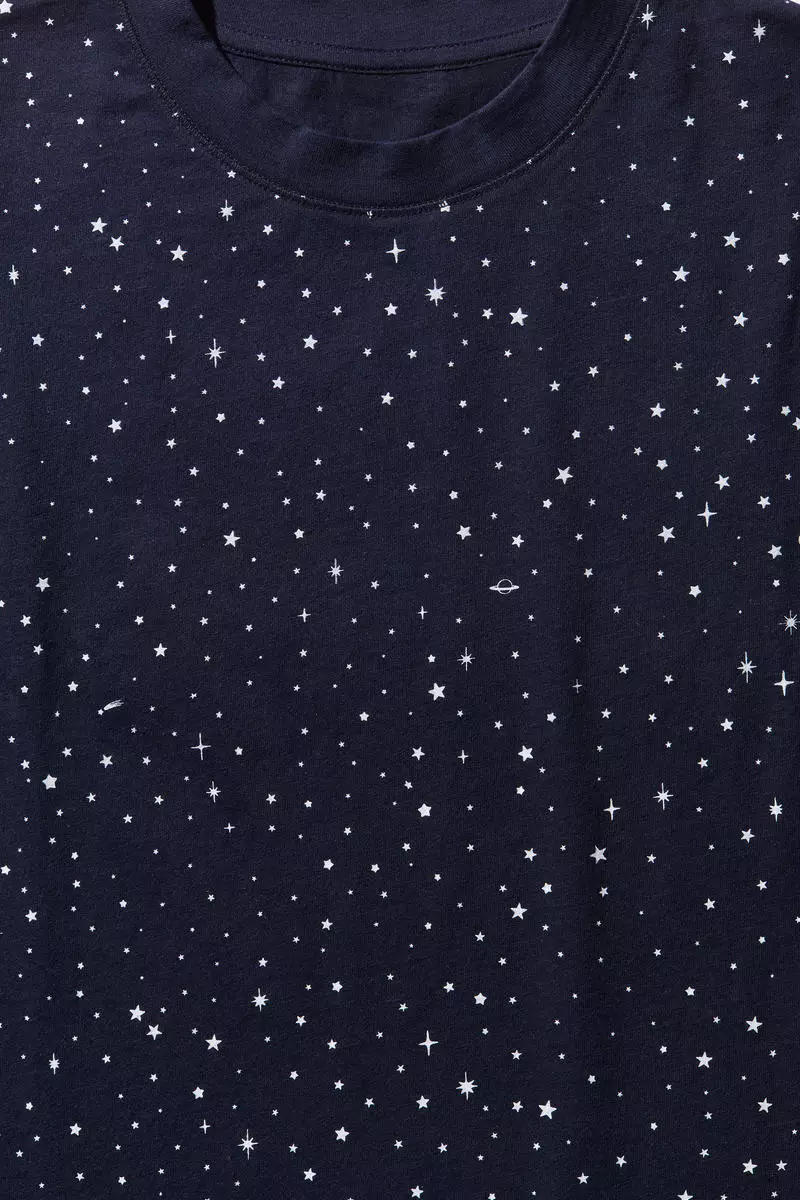 Patterned jersey pyjamas