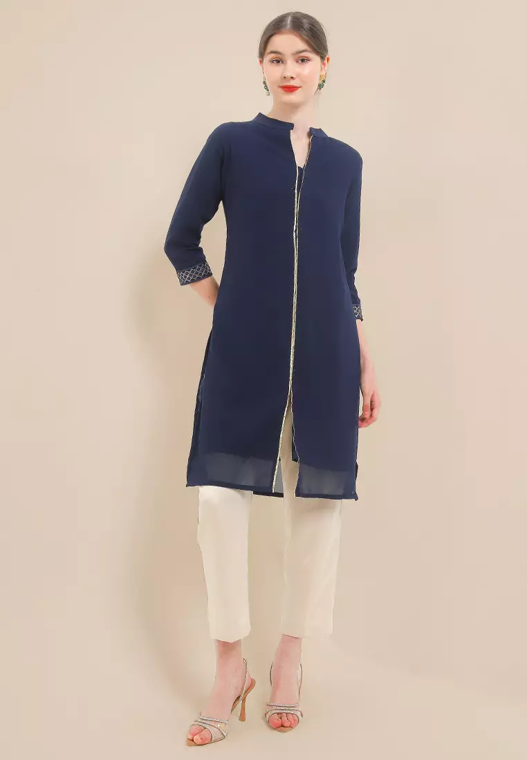 Chanira Festive Zelda Tunic - Navy