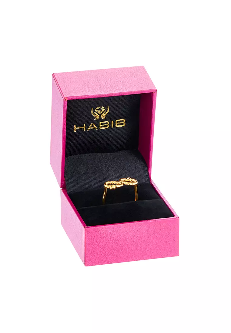 HABIB Oro Italia 916 Yellow Gold Ring GR50450623 (22K Gold)