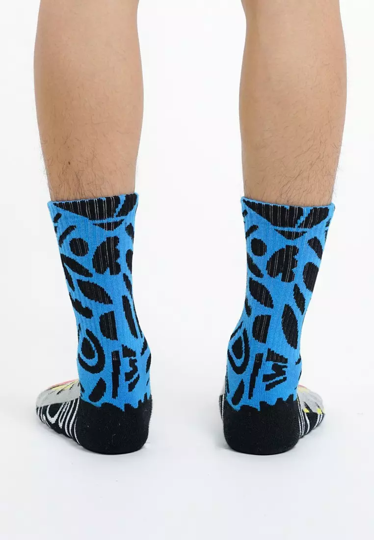 3Second High Cut Socks Mixed 4 OL-050925