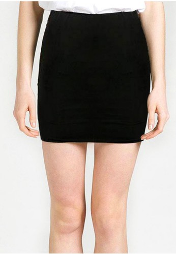 Mini Pencil Skirt Black,Black,Women's skirt