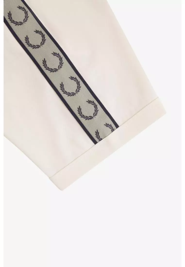 Fred Perry M4613 Contrast Tape Ringer T-Shirt (Ecru / Navy)