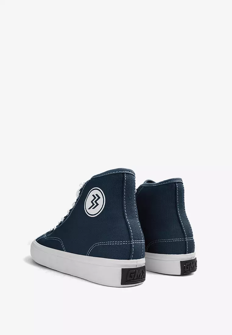 Jual Geoff Max Geoff Max Official - Timeless Hi Navy White Shoes ...