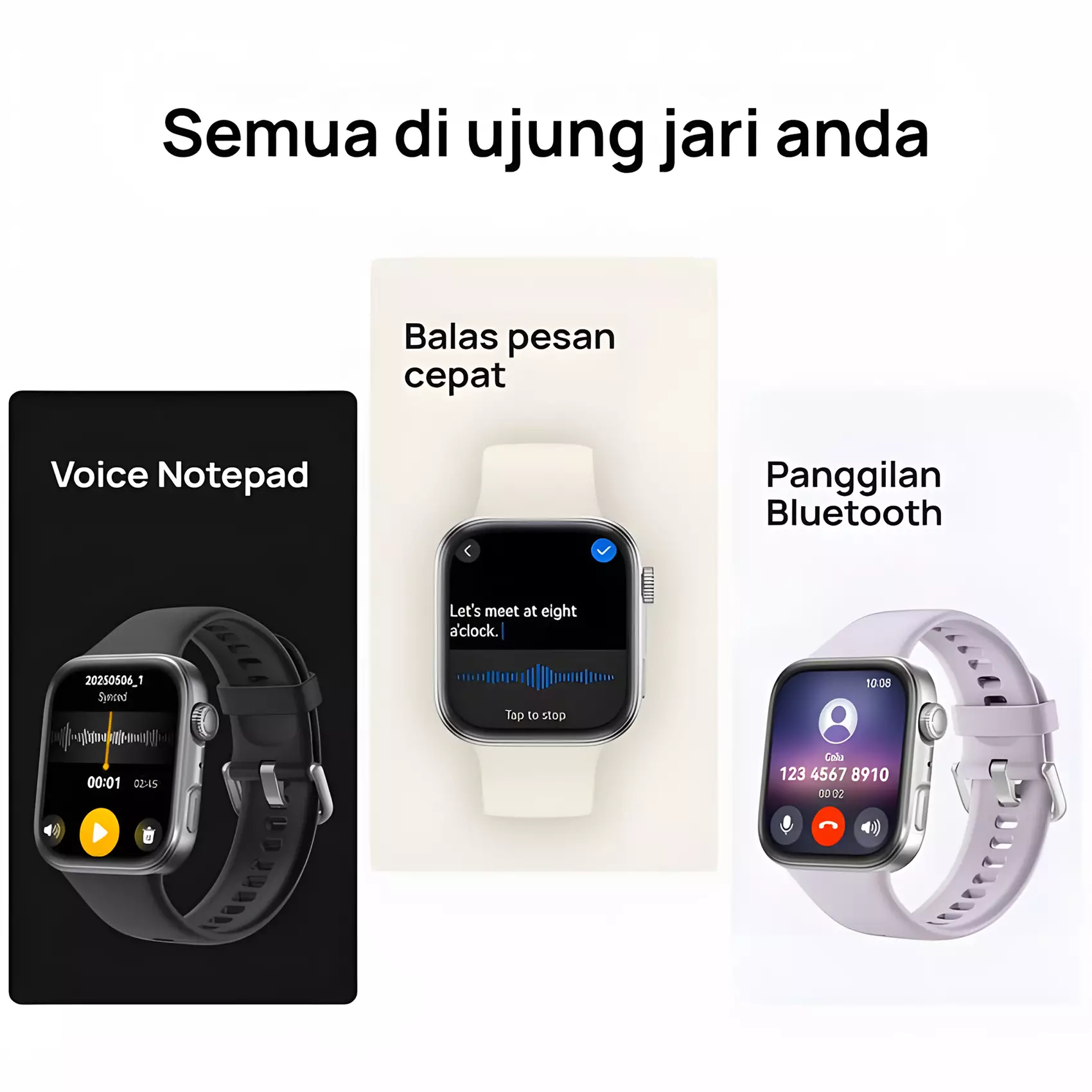 HUAWEI WATCH FIT 4 Series | Stylish Design | GPS | 10-Day Battery Life* | Sports Tracking | Health Management - White