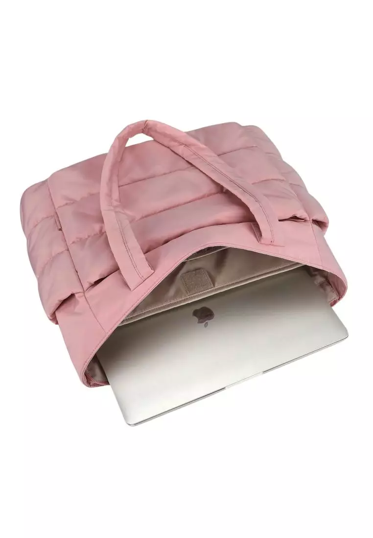 Bagsmart Zora Puffy Tote 20L (Dark Pink)