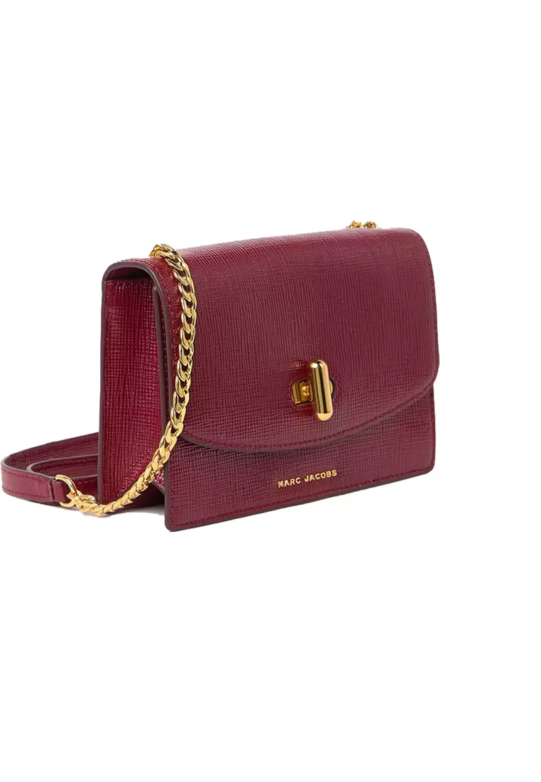70%OFF★MARC JACOBS Turnlock Leather Crossbody Bag M0016669 Marc Jacobs The Mini Turnlock Leather Crossbody Tote Bag