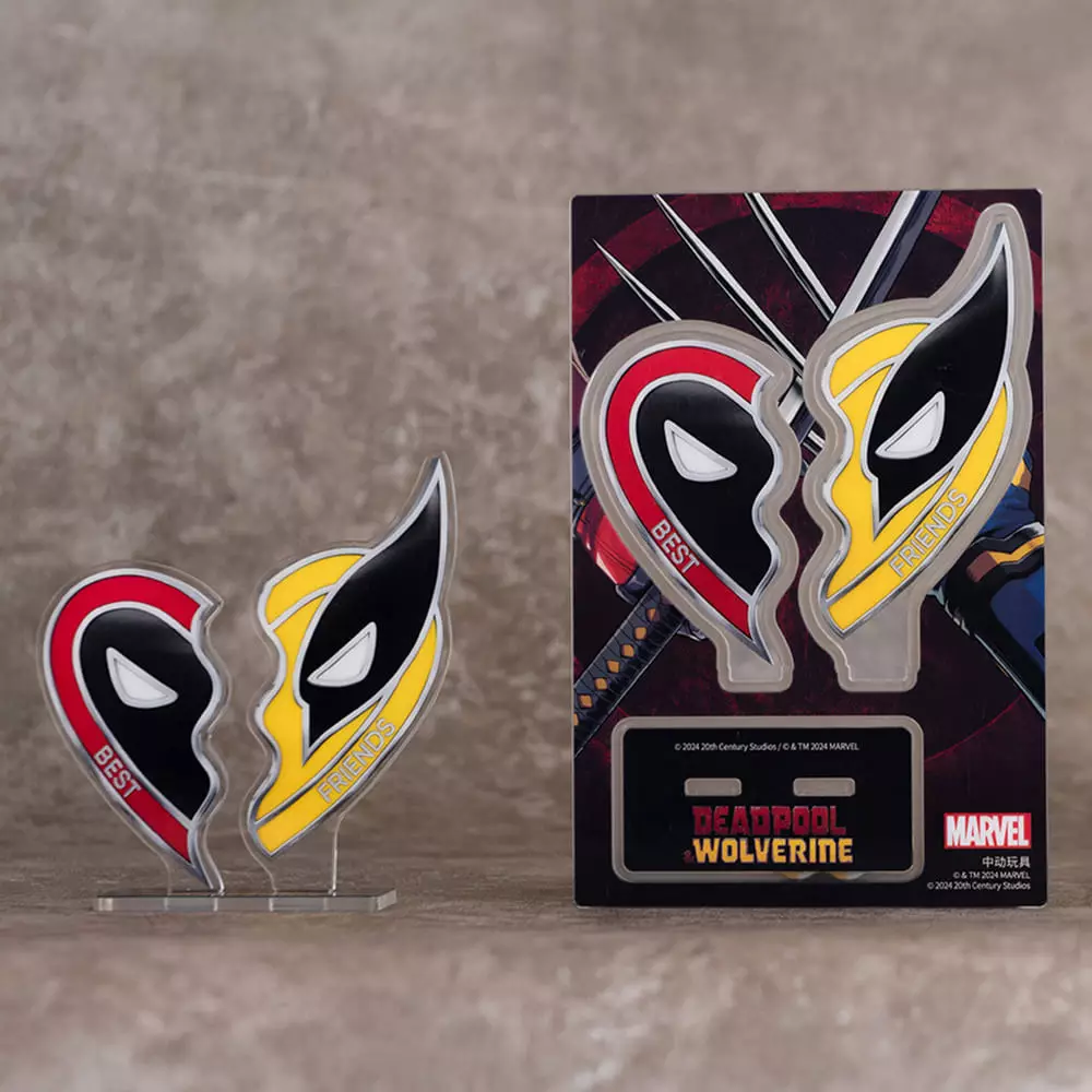 TOP GEAR DEADPOOL 3 MOVIE MINIATUR DEKORASI STAND AKRILIK S6 - MIX