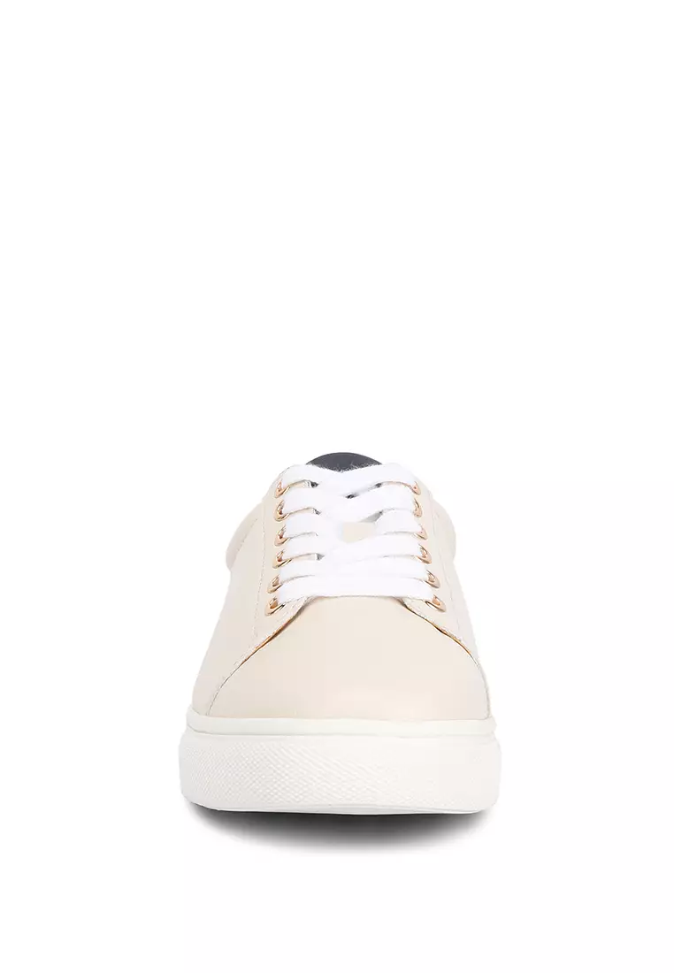 Topshop curly sale lace up trainers