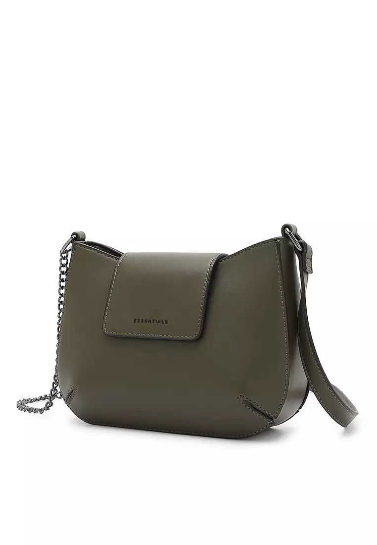 Buy ESSENTIALS Women's Shoulder Sling Bag / Crossbody Bag - Green