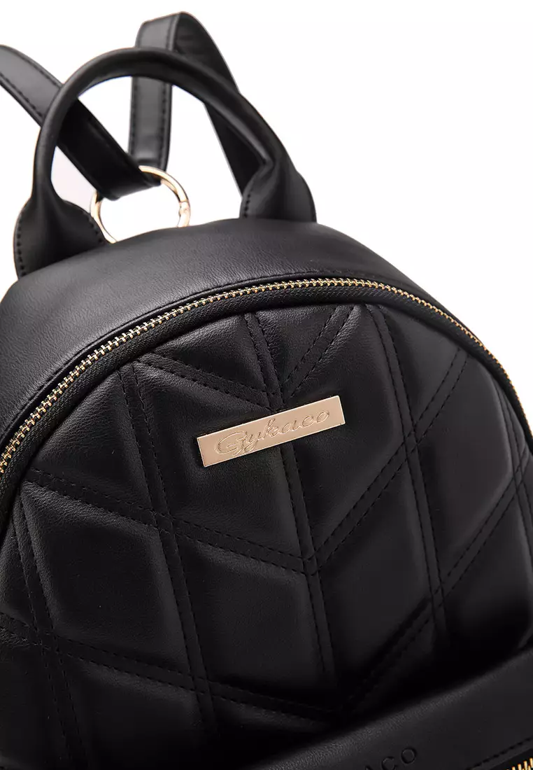 GYKACO TAKA Black - Tas Ransel Wanita - Fashion Backpack (IMPORT)