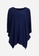 ROSARINI blue and navy Overall Poncho AACF6AA38544A9GS_3