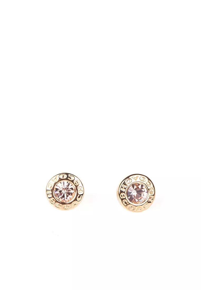 Givenchy rose shop gold stud earrings