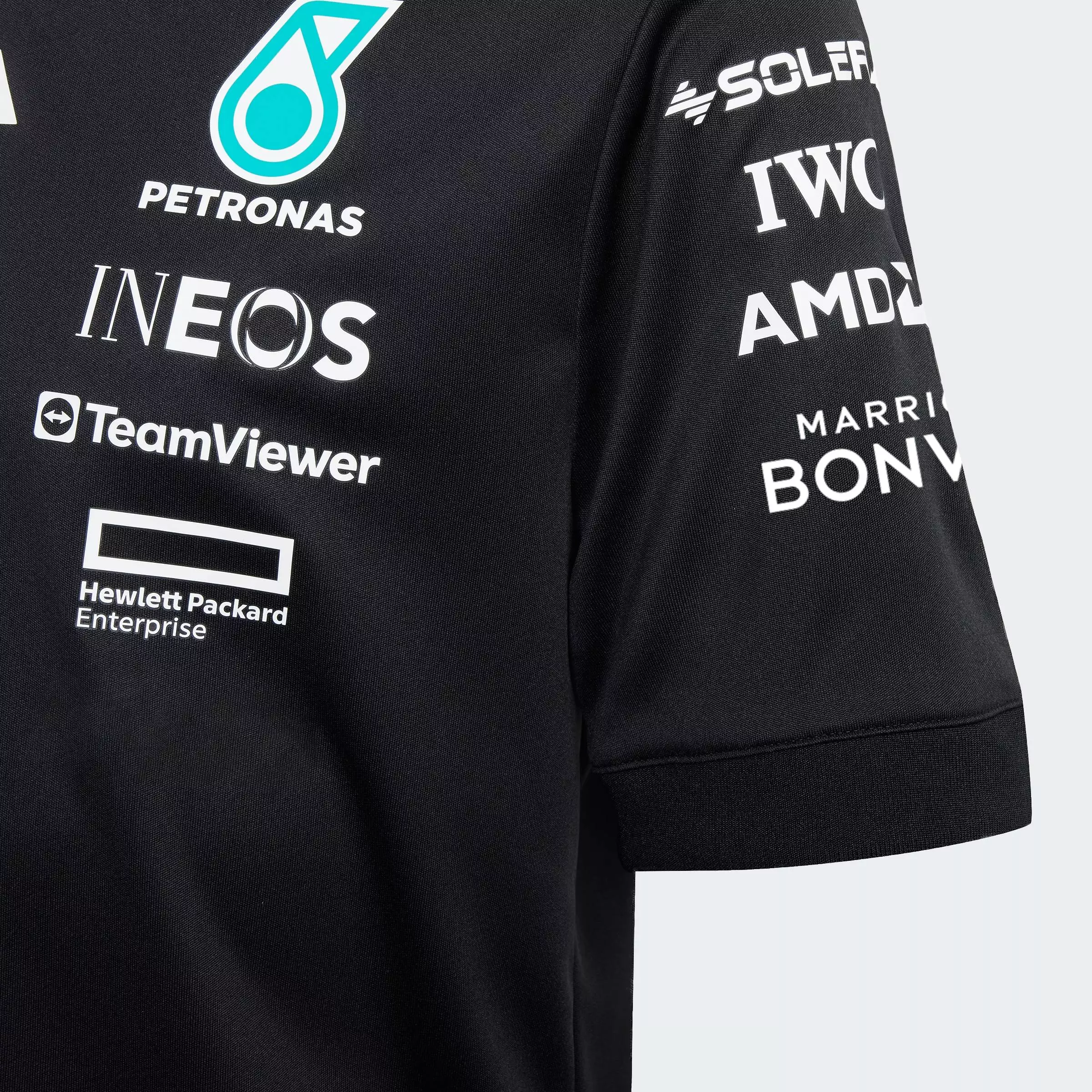 Motorsport MERCEDES - AMG PETRONAS FORMULA ONE TEAM DRIVER JERSEY Unisex Black JW5363