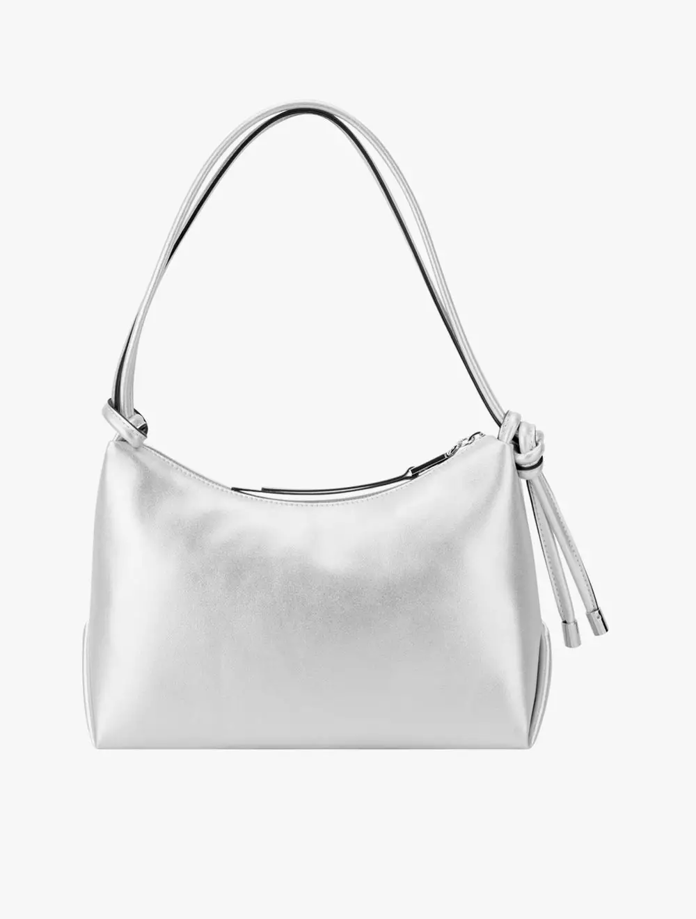 Nine West Oralie Top Zip Shoulder Bag Women's Shoulder Bags - Silver