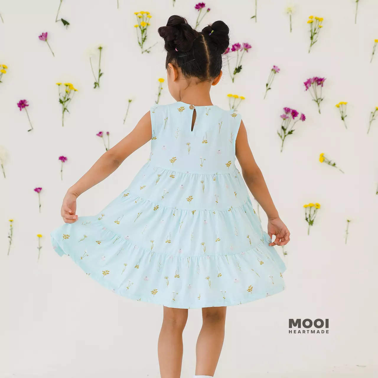 Mooi Dress Anak Perempuan Lyona Dress - Latte
