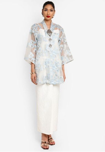 Buy RIZALMAN for ZALORA SARIMAH Sheer Kebaya 2020 Online ...