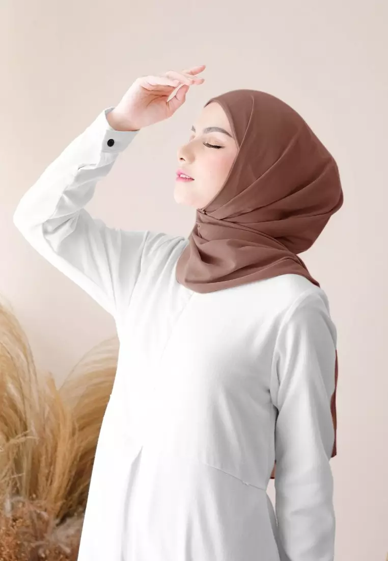Pashmina Inner Instan 2in1 Ceruty Baby Doll - Mylo Dino