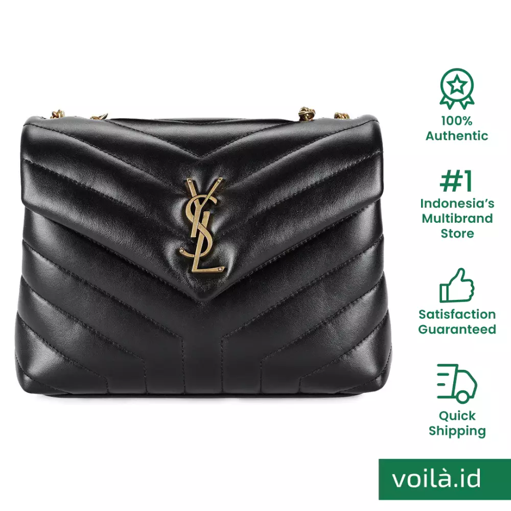 Saint Laurent LouLou Small Black Ghw