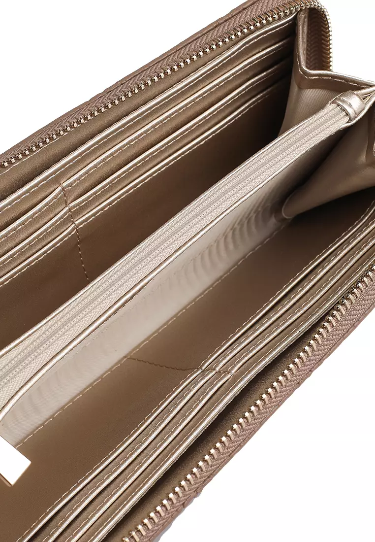 GUESS Borsa Cresidia SLG Zip Around Wallet M Black