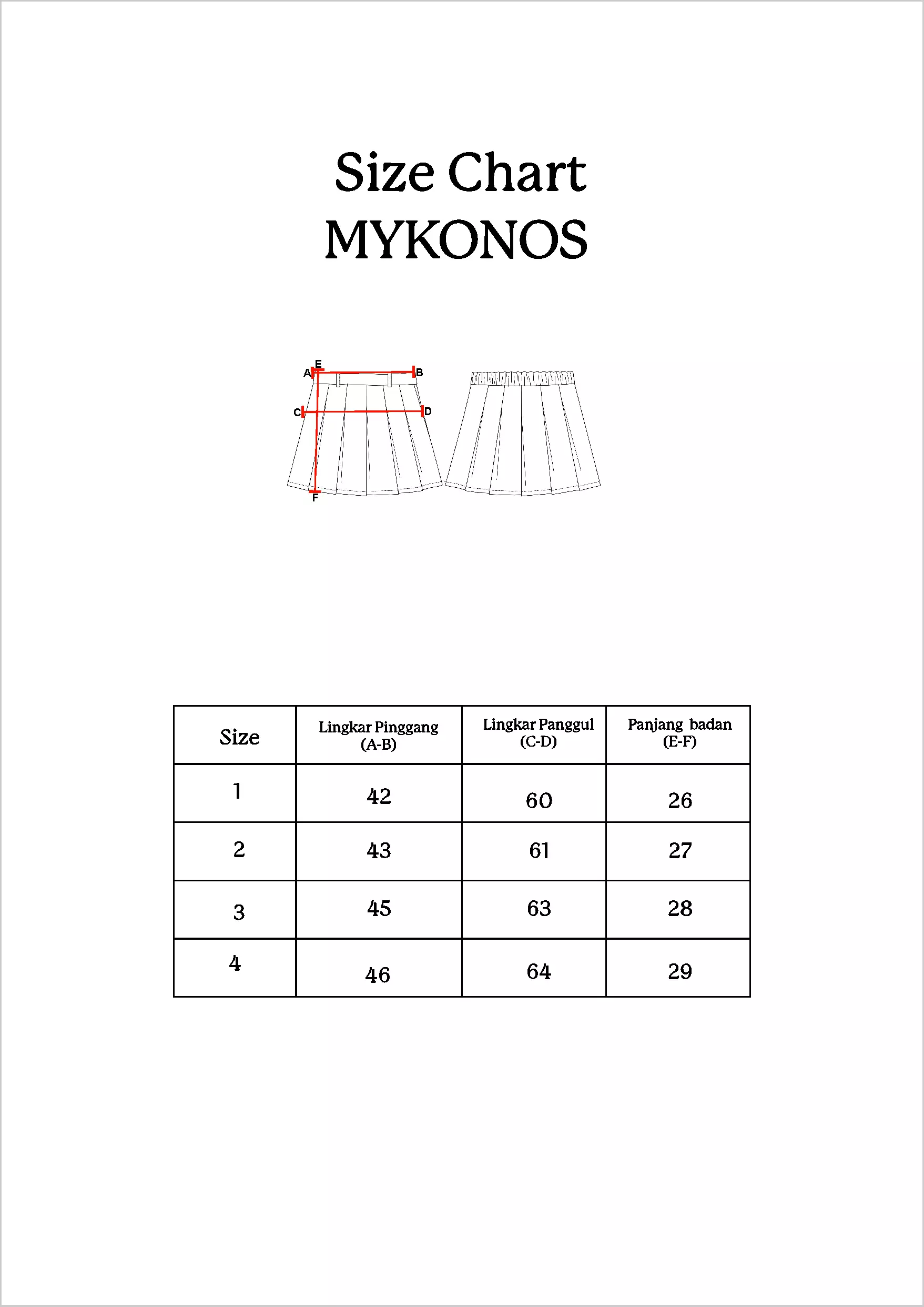 Qna Girl Mykonos Rok Kun Pendek Anak Pink Muda