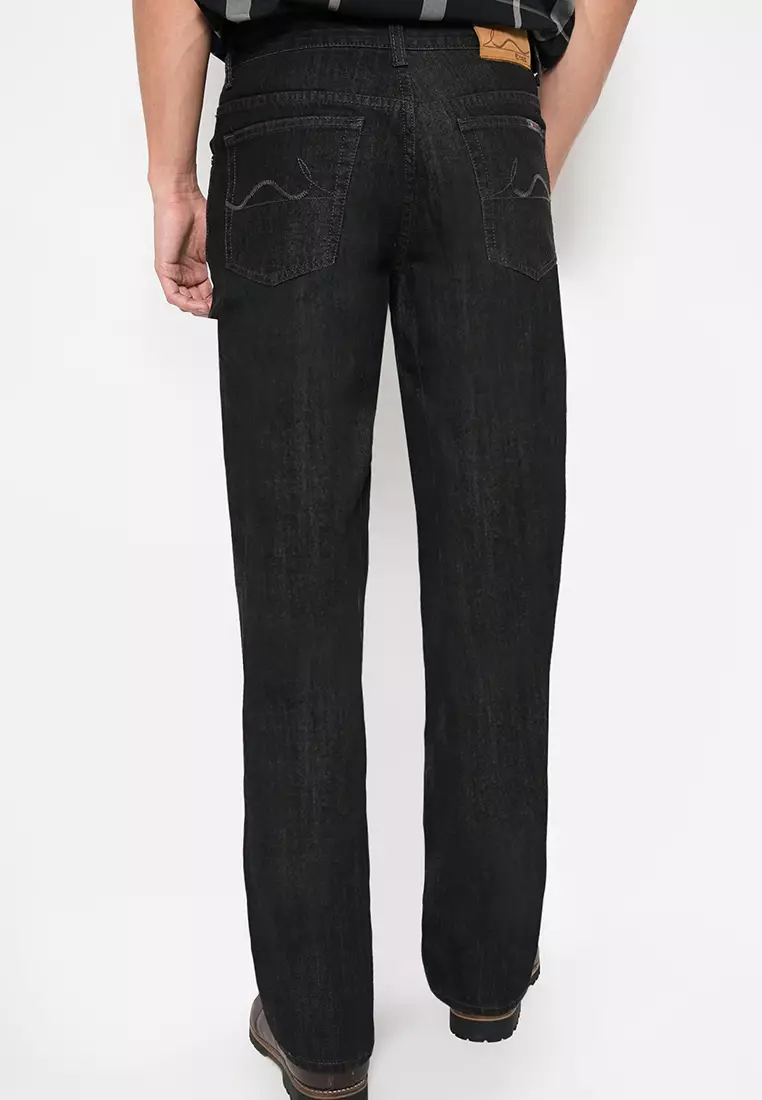 LGS - Celana Panjang Casual Pria Jeans Black Denim - LEJT.326.388V.749.7C