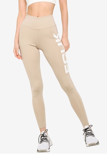 French Connection beige FCUK CORE JERSEY LOGO LEGGINGS 77F9BAA1FFBEC4GS_1