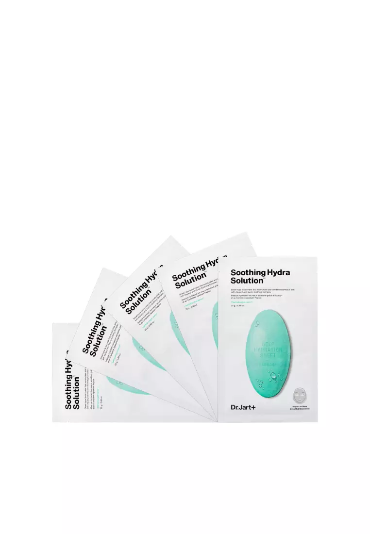 Dr.Jart+ 水活力舒緩補水綠丸面膜 ( 5片裝 x 3盒) + 專業瞬間鎖水面膜 ( 5片裝 x 3盒)