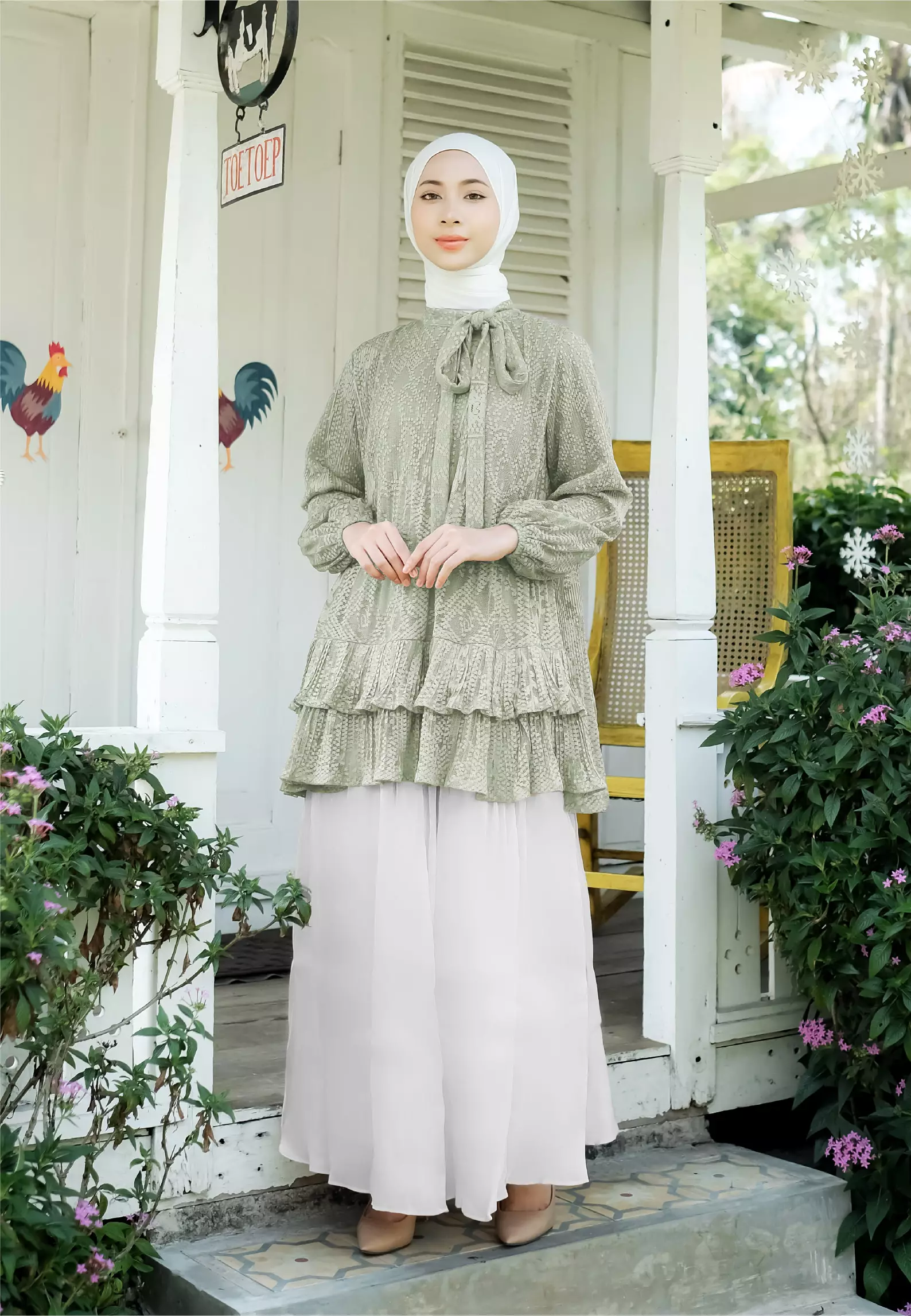 Willow Blouse - Soft Sage