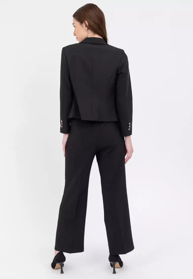 Comfort Fit Stretch Blazer with Pants