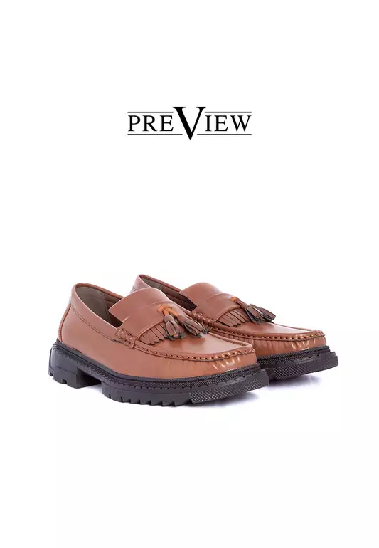 Preview Cresol Tassel Combat Loafers for Men
