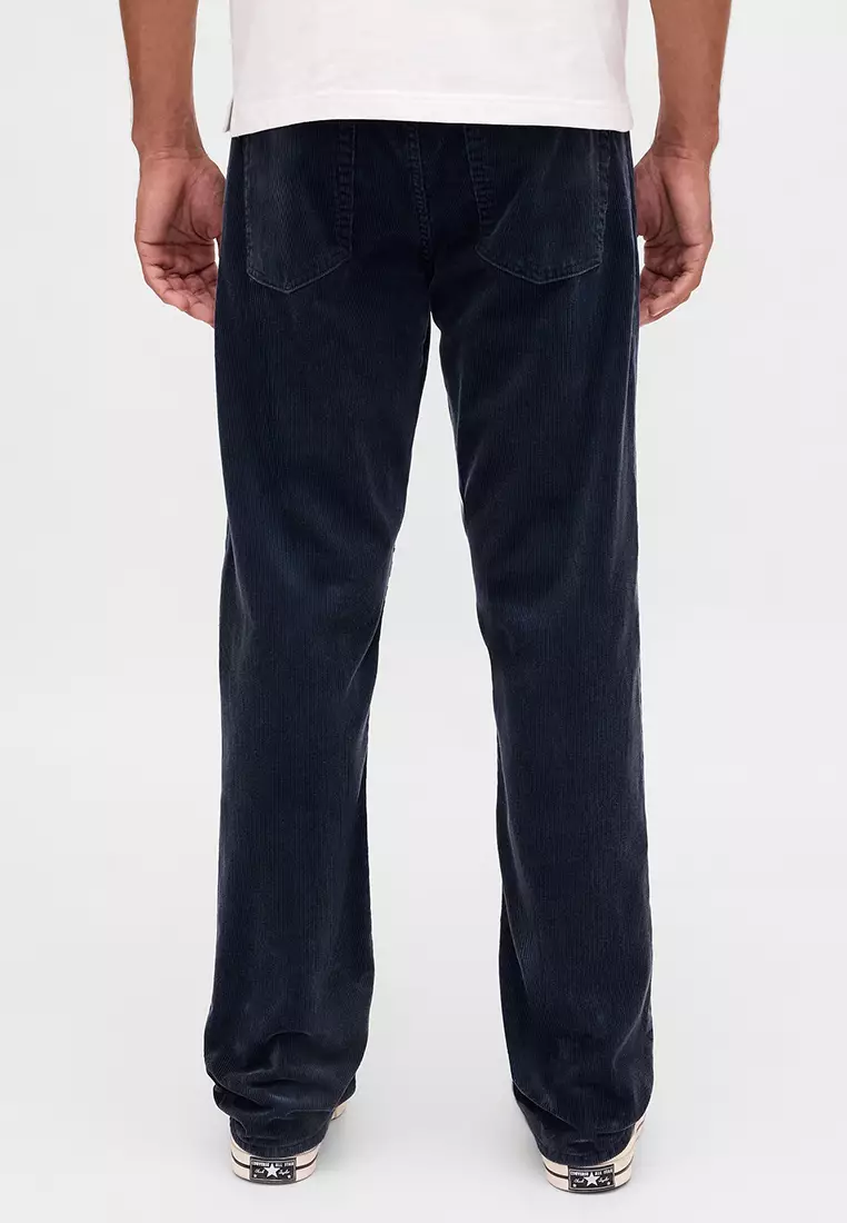 Corduroy Relaxed Straight Pants