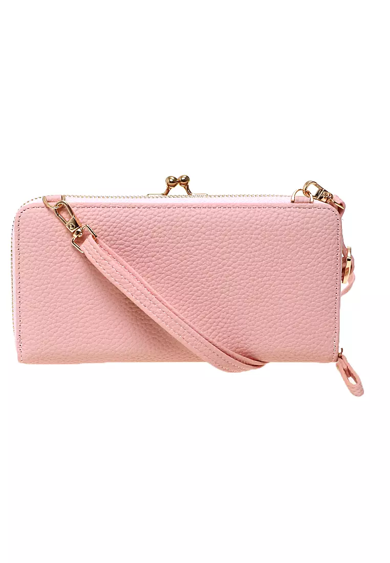 Tas Selempang Wanita Sling Bag Dompet Hp Multifungsi Many Slot Material PU Leather ORIGINAL