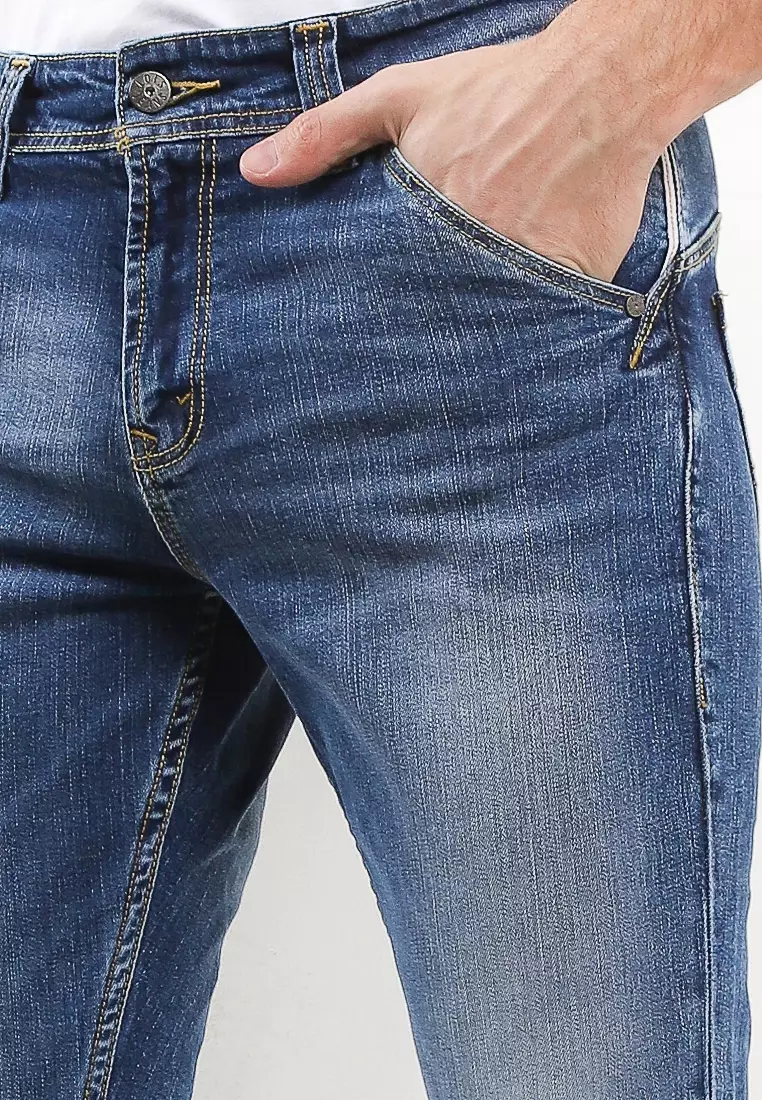 Lois Slim Stretch Fit Celana Denim Sls2502D Pria