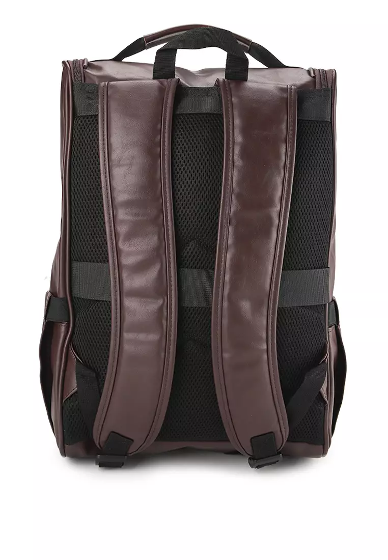 Distressed Leather Expedition Backpack