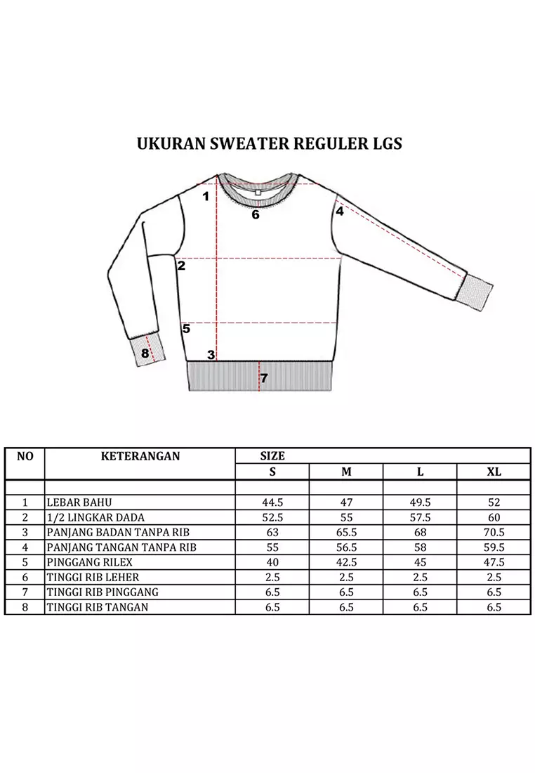 LGS Street - Free Spirit - Sweatshirt - Streetwear - Hitam - Unisex - SW.10.H006.003