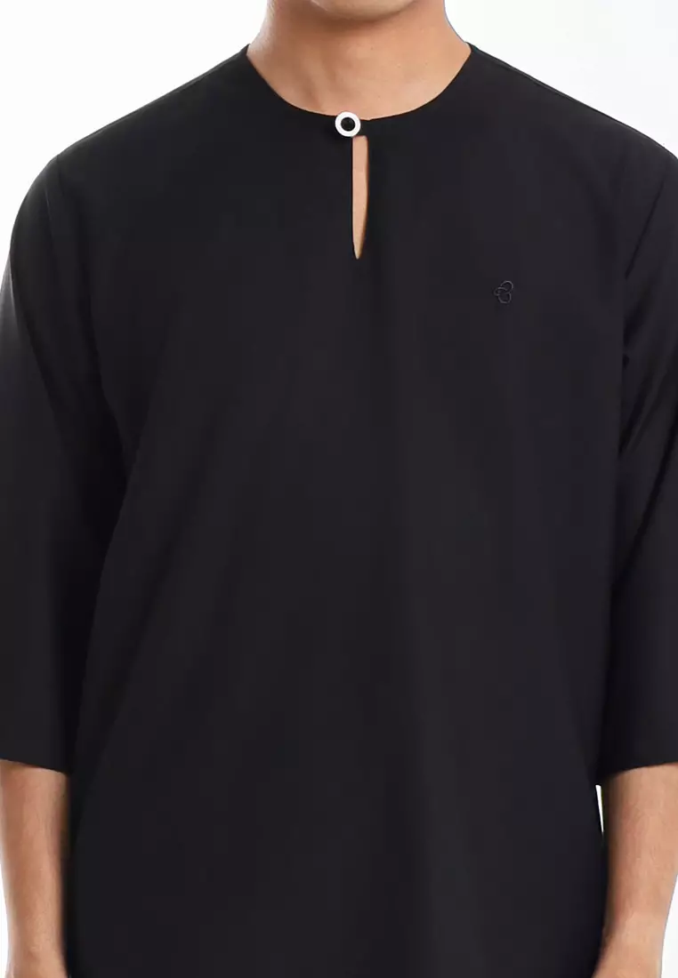 Byford Kurta Tiga Suku Slim Fit - 3926003A-99Black