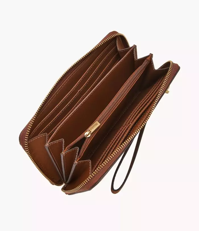 Fossil Lennox Medium Brown Dompet Wanita SL10037-200