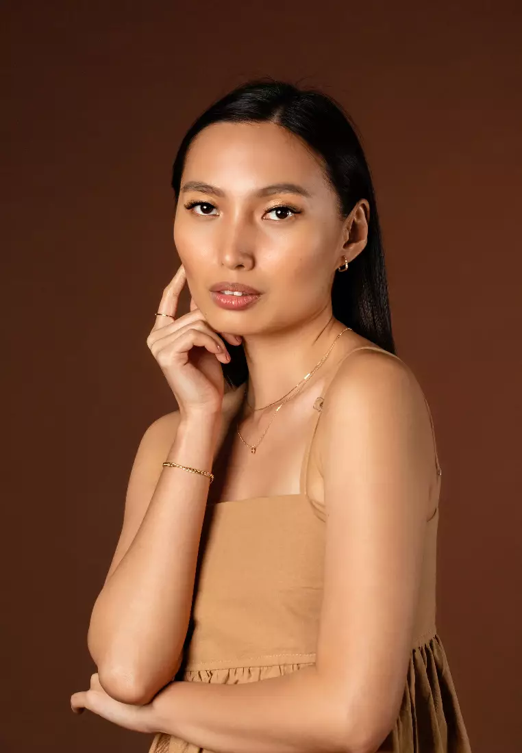 Pavé Square Hoops 14k  Gold