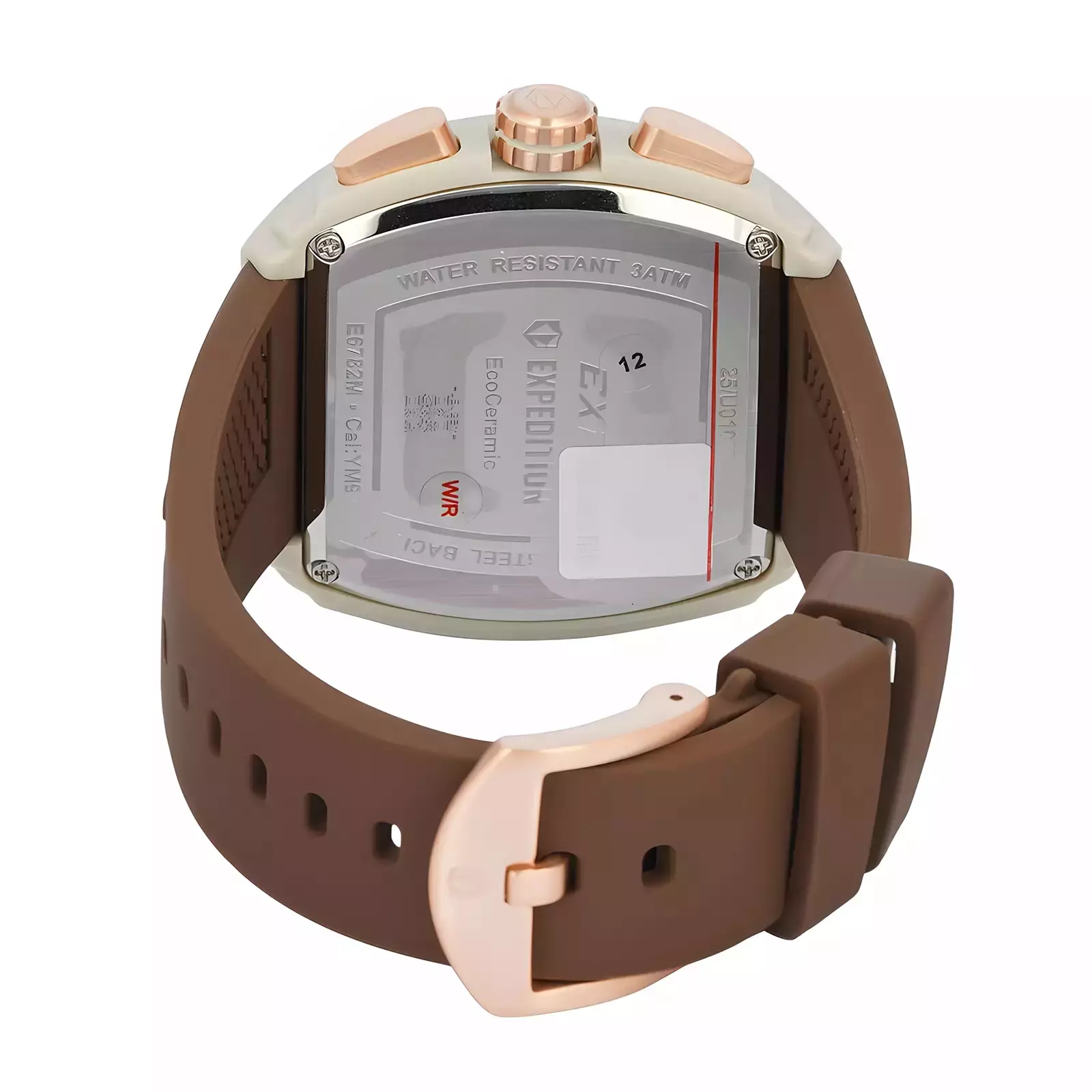 Jam Tangan Pria Expedition E 6782 MC RRGBOLO Eco Ceramic Men Rubber Strap