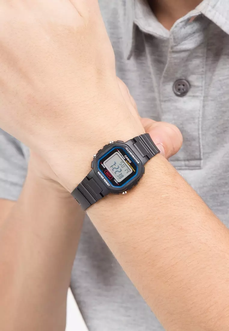 CASIO Digital Unisex LA-20WH-1CDF- Hitam